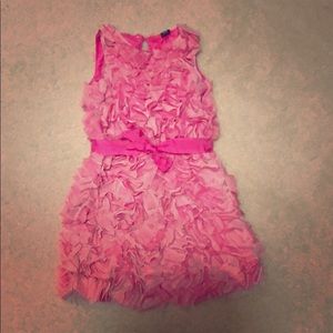 Baby Gap girls dress 2 tone pink pop dress.